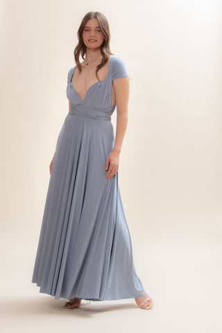 Classic Ballgown in Dusty Blue